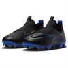 Nike Jr Zoom Mercurial Vapor 15 Academy Laceless FG - Black/Hyper Royal/Chrome DJ5617-040
