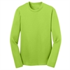 Sport Tek Youth Long Sleeve Performance Shirt - Lime Shock YLST350LMSK