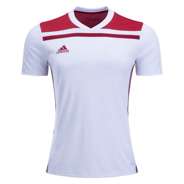 white adidas soccer jersey