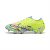 PUMA ULTRA NITRO 7 ULTIMATE Advanced Level FG - PUMA White/Blue Glimmer/Pink Glimmer/Yellow Alert 109238-01