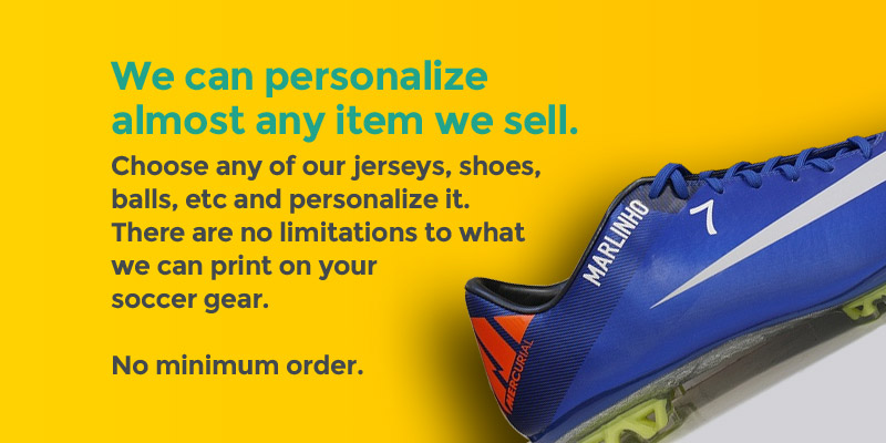 personalised soccer boots