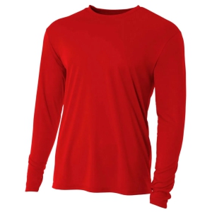 A4 Youth Cooling Performance LS Crew - Scarlet NB3165SC