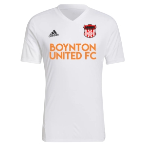 Boynton United FC adidas Youth Condivo 22 Jersey - White BUFC-HD4718