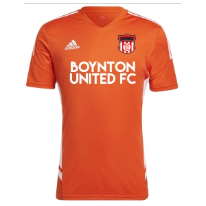 Boynton United FC adidas Youth Condivo 22 Jersey - Team Orange/White BUFC-HE3065