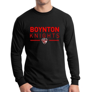 Boynton Knight Long Sleeve T-Shirt - Black G5400-BK