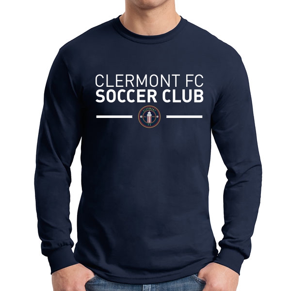 Clermont FC Long Sleeve T-Shirt- Navy G5400Nav