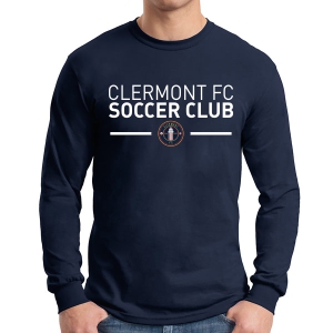 Clermont FC Long Sleeve T-Shirt- Navy G5400Nav