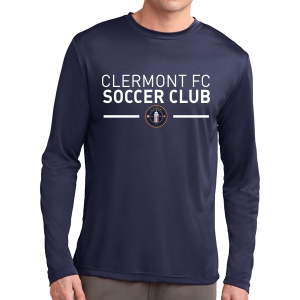 Clermont FC Long Sleeve Performance Shirt - Navy ST350LSNavy