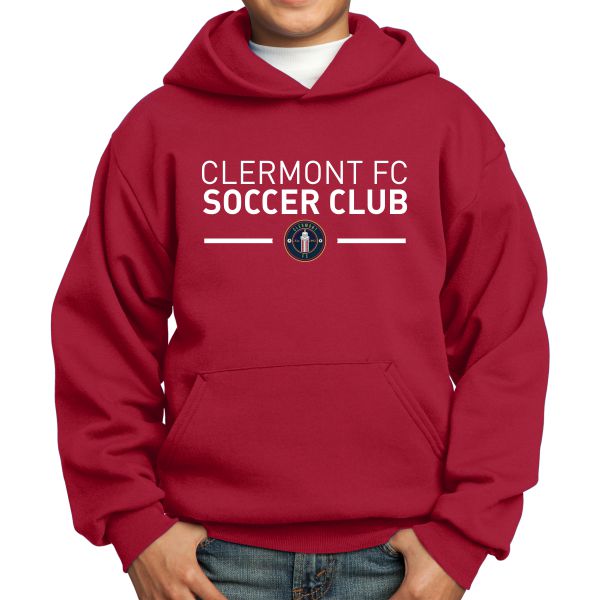 Clermont FC Youth Hooded Sweatshirt - Red PC90YHRe