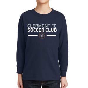 Clermont FC Youth Long Sleeve T-Shirt - Navy 5400BNv