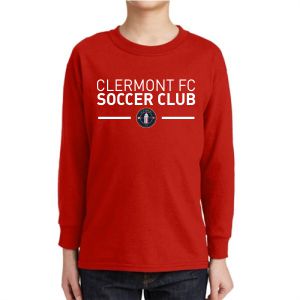 Clermont FC Youth Long Sleeve T-Shirt - Red 5400BR