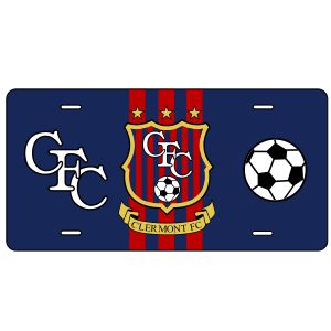 Clermont FC Custom License Plate LicensePlateCFC
