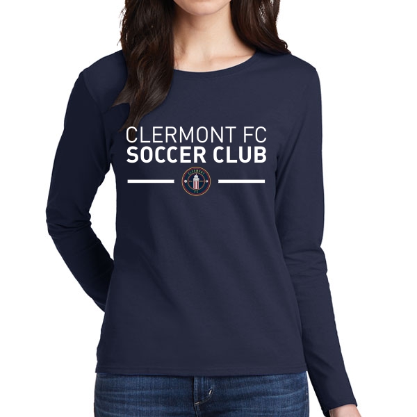 Clermont FC Women's Long Sleeve T-Shirt - Navy G5400LNa