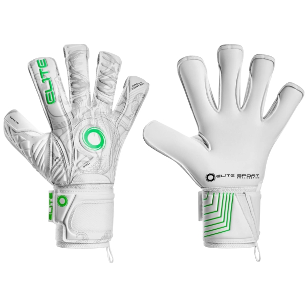 Elite Sport Squid V24 Goalkeeper Gloves - White/Green 424WZH