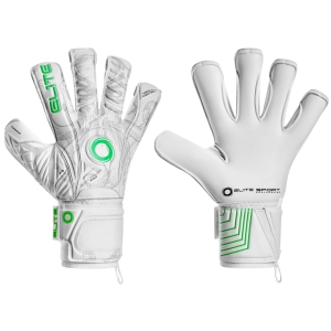 Elite Sport Squid V24 Goalkeeper Gloves - White/Green 424WZH
