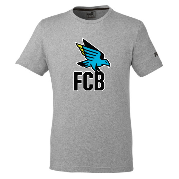 FC Birmingham Puma Essential Logo T-Shirt - Grey/Black FCB-582006-GB