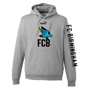 FC Birmingham Puma Essential Fleece Hoodie - Grey/Black FCB-596990