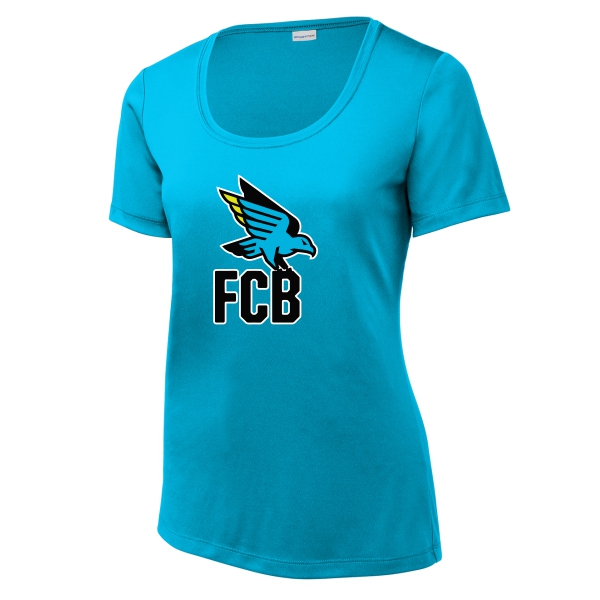 FC Birmingham Sport Tek Women's Pro Tee - Sapphire FCB-LST420