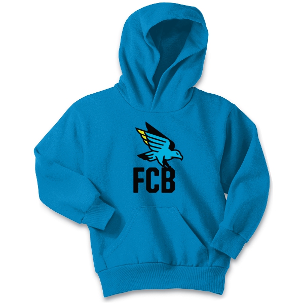FC Birmingham Youth Hooded Sweatshirt - Sapphire FCB-PC90YH