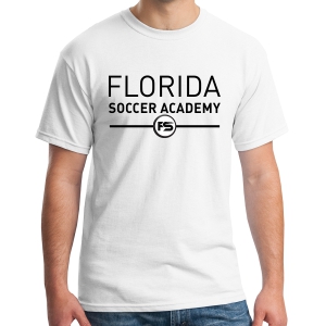 Florida Soccer Academy T-Shirt - White FSA-G5000