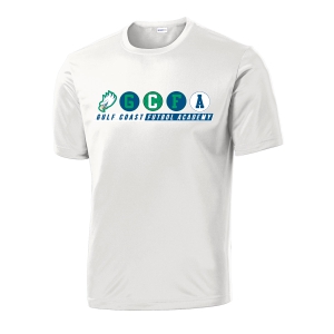 Gulf Coast Futbol Academy Performance Shirt - White GCFA-ST350W