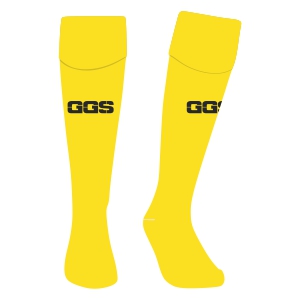 Golden Goal Sports TCK Custom Soccer Sock - Yellow/Black GGS-PSGGSYL