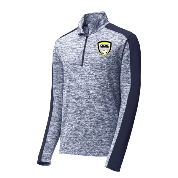 Golden Gold Sport 1/4 Zip Pullover Top - Navy ST397-GGS
