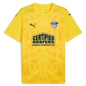 Florida Hawks FC Puma Youth Team Ultimate Goalkeeper Short Sleeve Jersey - Faster Yellow/Black FHFC-706282-07