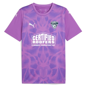 Florida Hawks FC Puma Youth Team Ultimate Goalkeeper Short Sleeve Jersey - Ultra Violet/White FHFC-706282-33