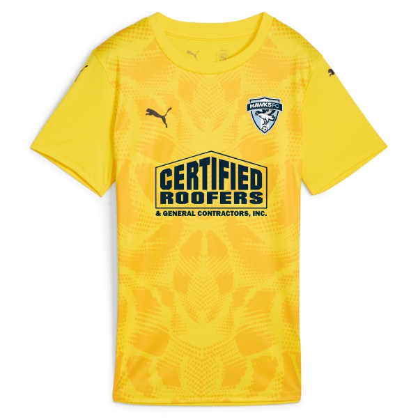 Florida Hawks FC Puma Team Ultimate Goalkeeper Short Sleeve Jersey - Faster Yellow/Black FHFC-706280-07