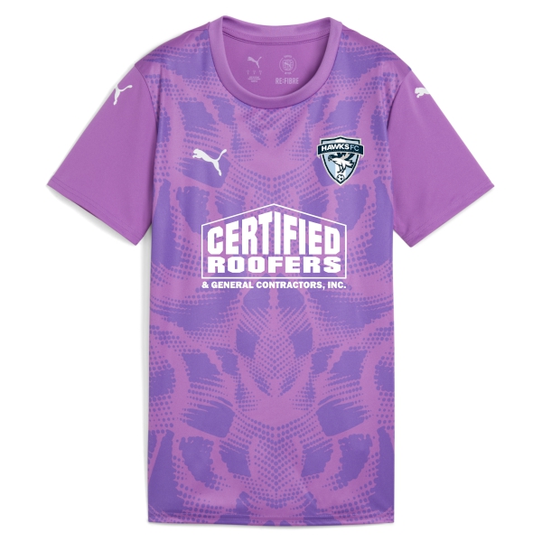 Florida Hawks FC Puma Women's Team Ultimate Goalkeeper Short Sleeve Jersey - Ultra Violet/White FHFC-706281-33