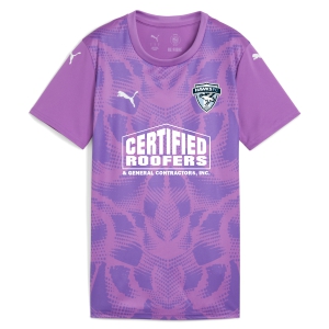 Florida Hawks FC Puma Women's Team Ultimate Goalkeeper Short Sleeve Jersey - Ultra Violet/White FHFC-706281-33
