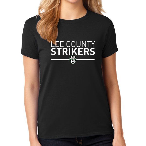 Lee County Strikers Women's T-Shirt - Black G5000L-Blk