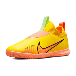 Nike Junior Zoom Mercurial Vapor 15 Academy IC - Yellow Strike/Sunset Glow DJ561978