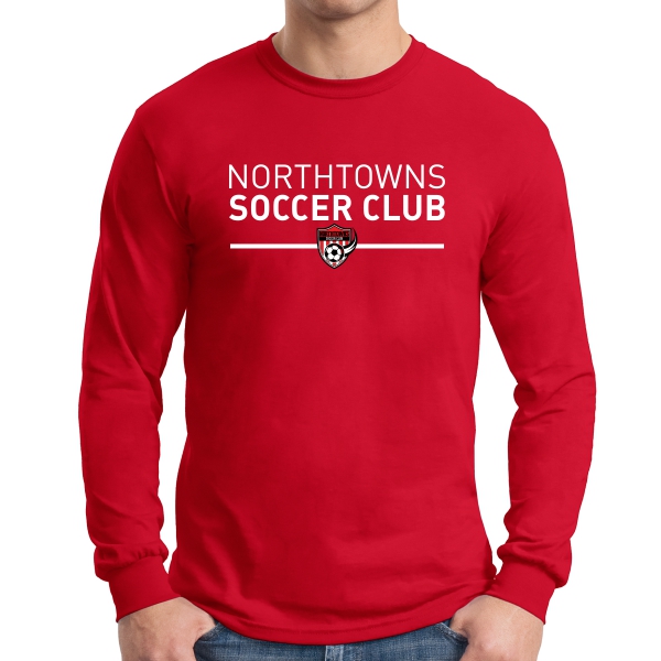 Northtowns Soccer Club Long Sleeve T-Shirt - Red NSC-G5400