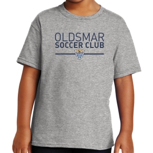 Oldsmar Soccer Club Youth T-Shirt - Sports Grey 5000B-OSCG