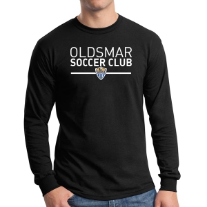 Oldsmar Soccer Club Long Sleeve T-Shirt - Black G5400-OSCB