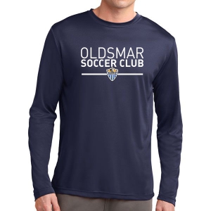 Oldsmar Soccer Club Long Sleeve Performance Shirt - Navy ST350LS-OSC
