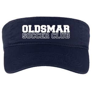 Oldsmar Soccer Club Custom Visor - Navy CP45-OSC