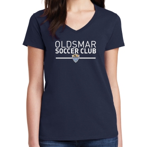 Oldsmar Soccer Club Women's T- Shirt - Navy G5000L-OSC