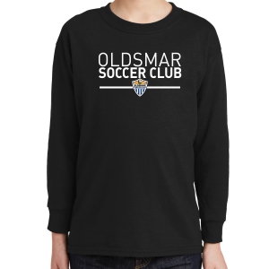 Oldsmar Youth Long Sleeve T-Shirt - Black 5400B-OSCB