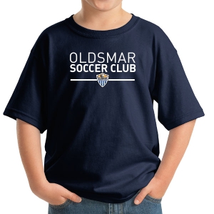 Oldsmar Soccer Club Youth T-Shirt - Navy 5000B-OSC