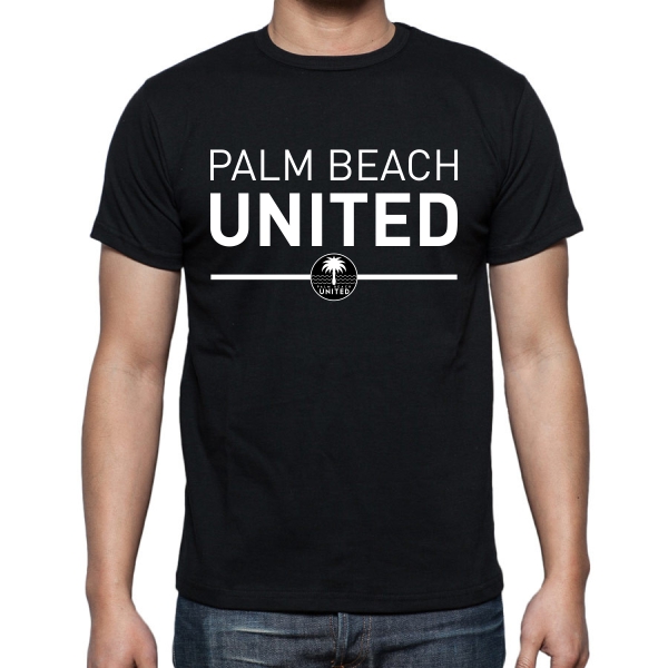 Palm Beach United T-Shirt - Black PBU-G5000