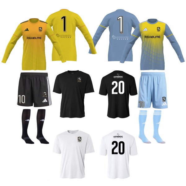 Rainier Soccer Alliance Elite - Mix & Match (Adult/Youth/Women) Goalkeeper Required Kit 2025 RSA-MIXGKKT2025