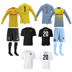 Rainier Soccer Alliance Elite - Mix & Match (Adult/Youth/Women) Goalkeeper Required Kit 2025 RSA-MIXGKKT2025