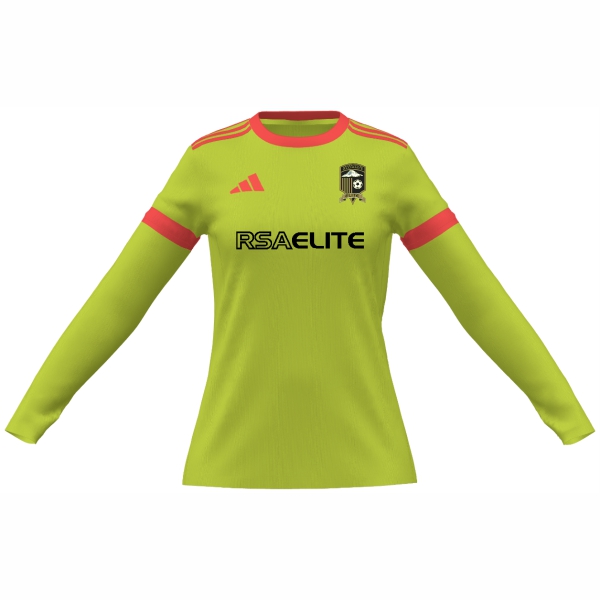 Rainier Soccer Alliance Elite adidas Women's Mi Squadra 25 3rd Goalkeeper LS Jersey - Semi Solar Yellow/Solar Red RSA-JD7377