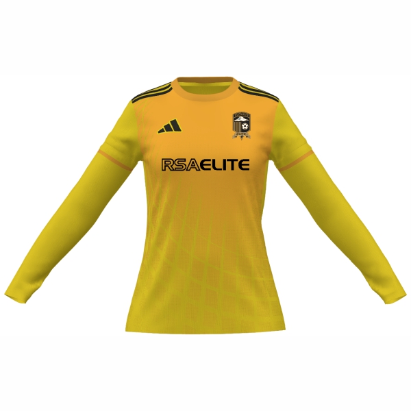 Rainier Soccer Alliance Elite adidas Women's Mi Squadra 25 Goalkeeper LS Jersey - Yellow/Gold/Black RSA-JJ2511GD