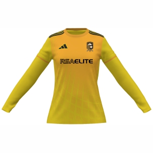 Rainier Soccer Alliance Elite adidas Women's Mi Squadra 25 Goalkeeper LS Jersey - Yellow/Gold/Black RSA-JJ2511GD