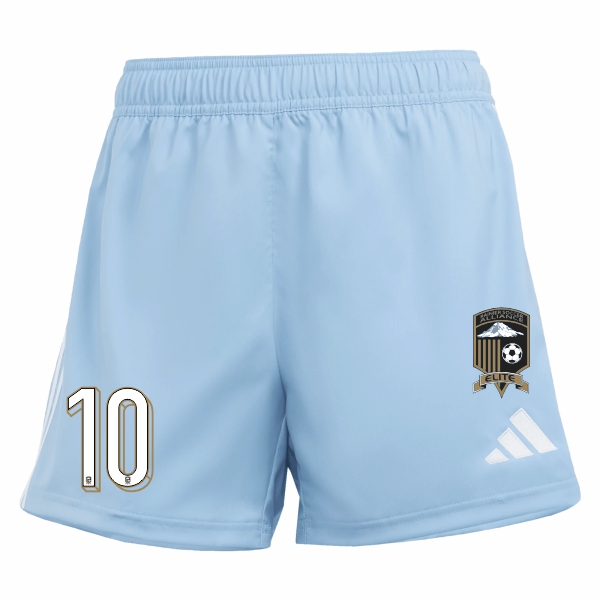 Rainier Soccer Alliance Elite adidas Women's Tastigo 25 GK Shorts - Light Blue/White RSA-JN4433