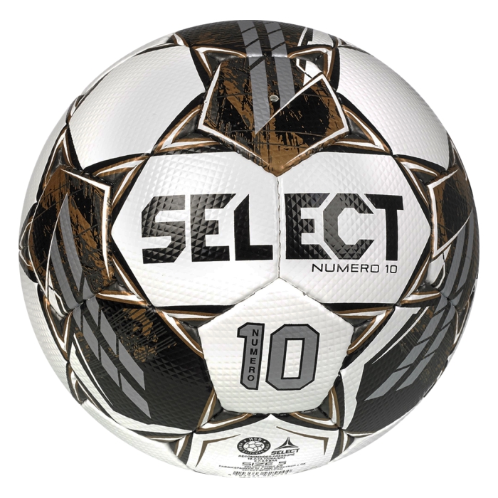 Select Numero 10 Soccer Ball White/Black/Gold 0275150121